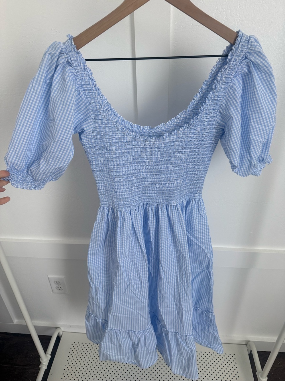 Hill House Louisa Nap Dress Blue Gingham